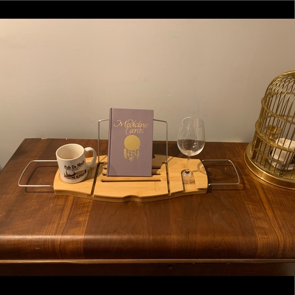 Umbra Bamboo Bath Table/Tray & Caddy - Picture 3 of 7